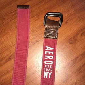 Aeropostale red cloth belt!